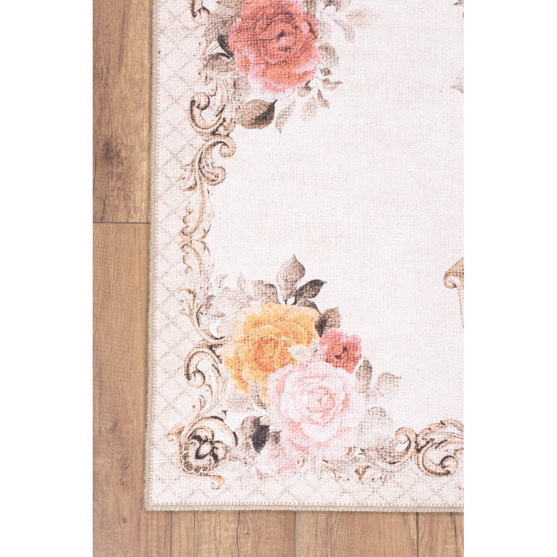Tapis beige Ottilie, Rectangle 7 pi 7 po x 10 pi 10 po