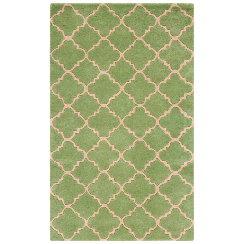 Tapis en laine touffeté à la main Carolene, Rectangle de 3 pi x 5 pi