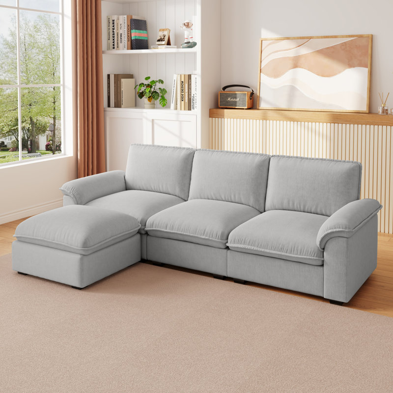 Canapé modulaire Cloud Couch For L, Gris