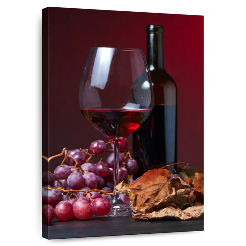 Vin rouge d'automne Yarlin, H 24 po x l 16 po