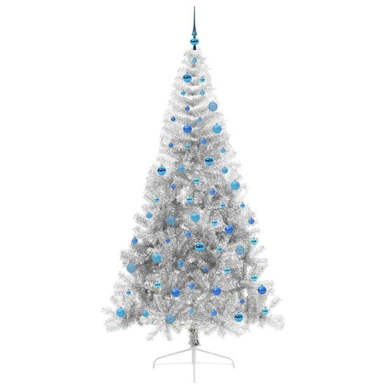  Artificial Pre-lit Christmas Tree PET, 7.87' H, Blue