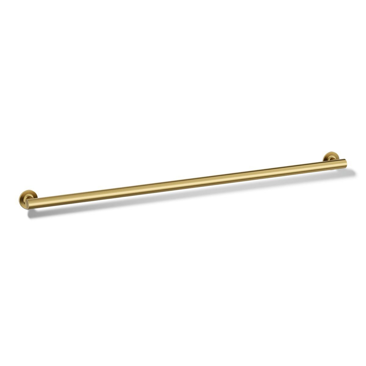 Purist Grab Bar, 42"W, Vibrant Brushed Moderne Brass