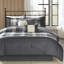Ridge 7 Piece Herringbone Comforter Set-23509386-23509389