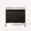 Quartz Stone Vanity Top, 36" X 1-1/8" X 23", Center Undercounter Sink, Three Hole-702805149