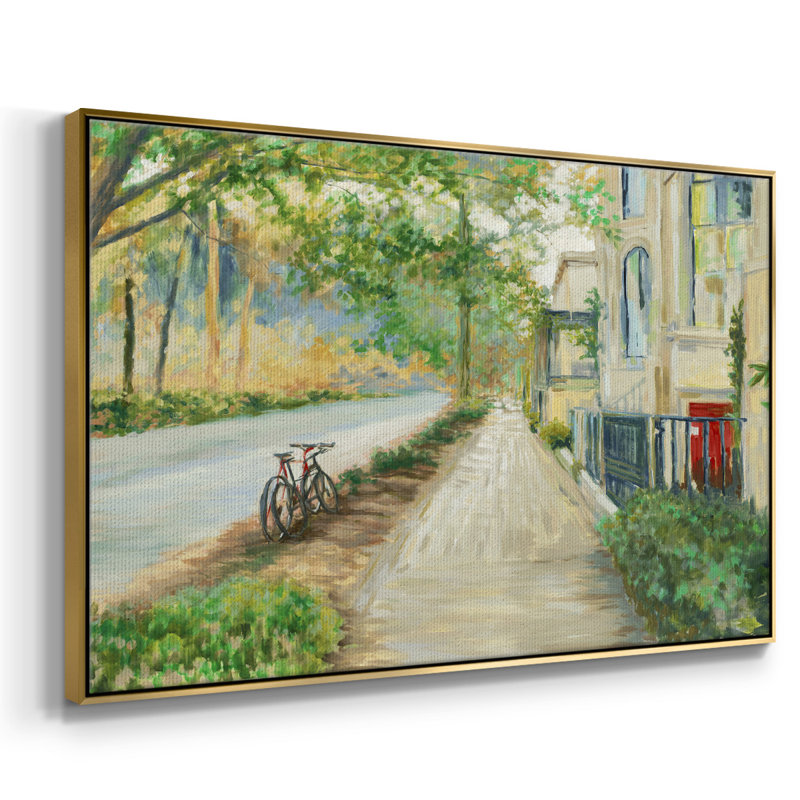 Côté ensoleillé de la rue, H 27 po x l 41 po x P 2 po, Or