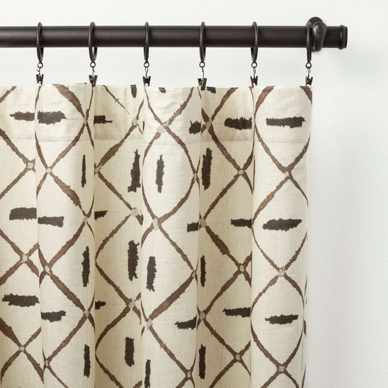 Tatum Ivory Curtain Panel, 50" W x 84" L