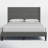 Chanee Upholstered Wingback Bed-1263967540-1263967539