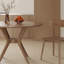 Wabi-sabi round dining table and chair-109742950