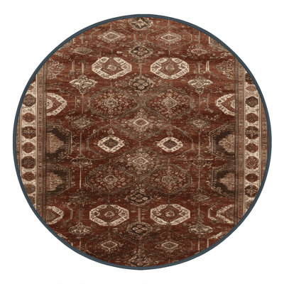 Tapis brun lavable à la machine