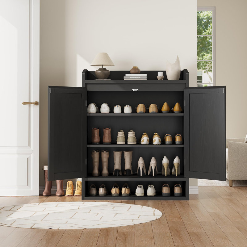 Armoire à chaussures Modern Modern, Noir