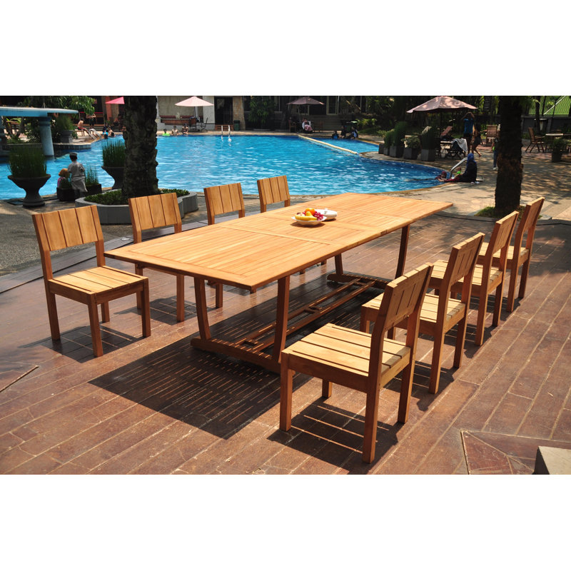 Ensemble repas pour 8 personnes Braiden, H 30,5 po x L 82 po x l 40 po