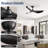 52" 3 -ABS-Blade Propeller Modern Ceiling Fans with Remote Control-301464777