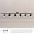 Lyra 43'' 6 -Light Fixed Track Track Kit with Dimmable and Adjustable Head-64113021