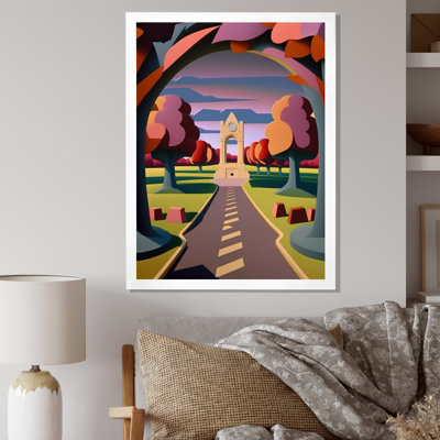 Route à travers les montagnes rustiques I - reproduction sur toile