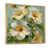 Toile avec cadre flottant or