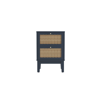 BORDEAUX 2 DRAWER BEDSIDE CABINET