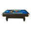 Table de billard 7 pieds avec feutre bleu, retour de balle automatique et accessoires de billard complet BLUE SEA-700914690-700914691