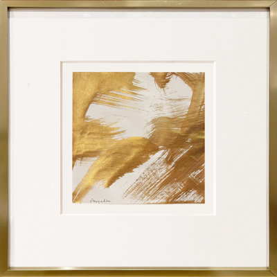 «Muse Gold No.22» par Fanyu Lin - peinture à cadre unique