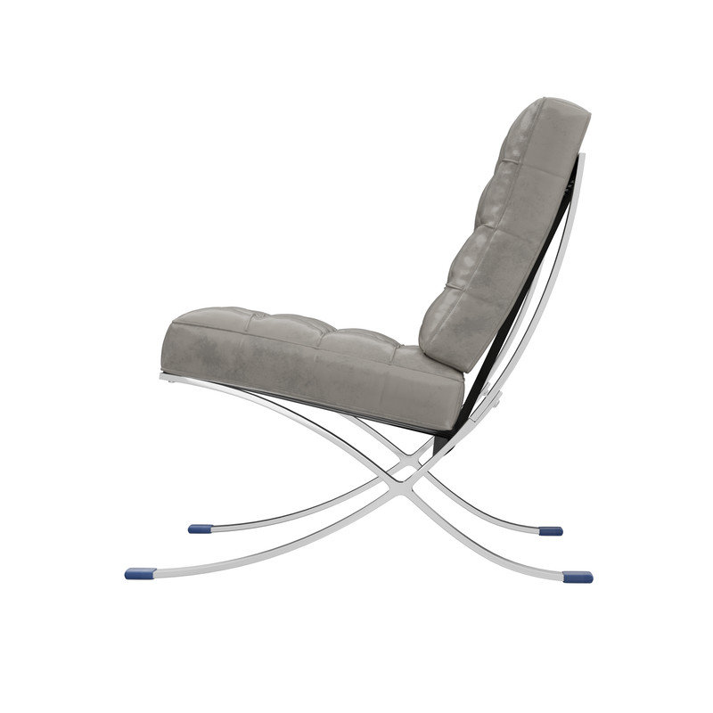 Méridienne pliable Mid-Century, Gris