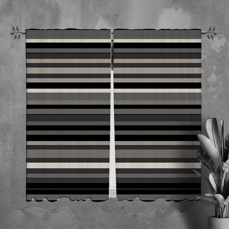 Paire de rideaux obscurcissant en polyester Tonneson, L 20 po x L 61 po