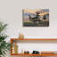 Toile épique Graffiti «Auburn Evening» par Kenneth M Kirsch, 18 po x 12 po