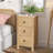 Nightstand with 3 Drawers, Bedside Table Storage for Bedroom Living Room Hallway-169197592