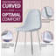 Mose 45cm H Fabric Upholstered Metal Upholstered Back Side Chair in Grey-1176719316-1118271588