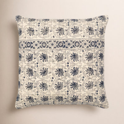 Marianne Floral Down Reversible Throw Pillow