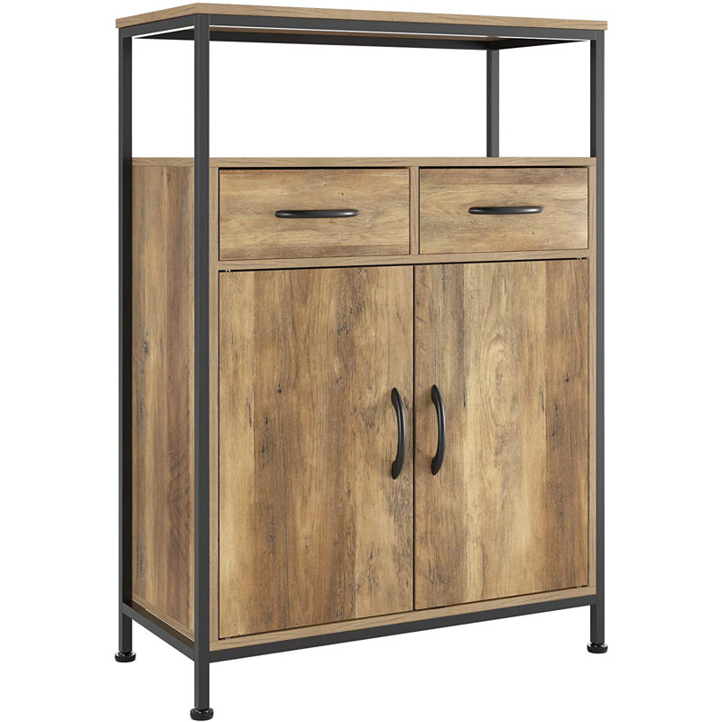 Shelbyville 2 - Door Cabinet, Rustic Brown