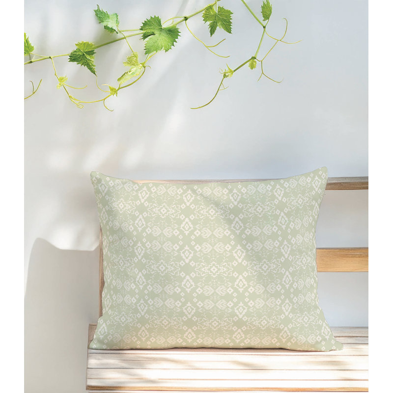 Block UV Protected Outdoor Pillow, Rectangle 14"H x 20"W, Sage