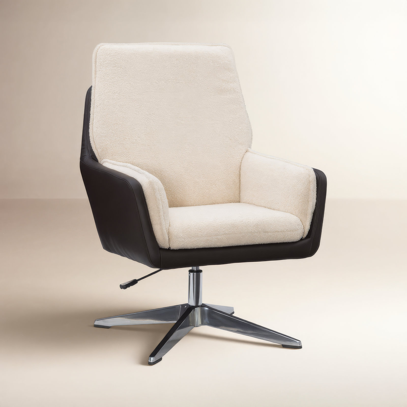 Deadra Swivel Accent Chair, Brown