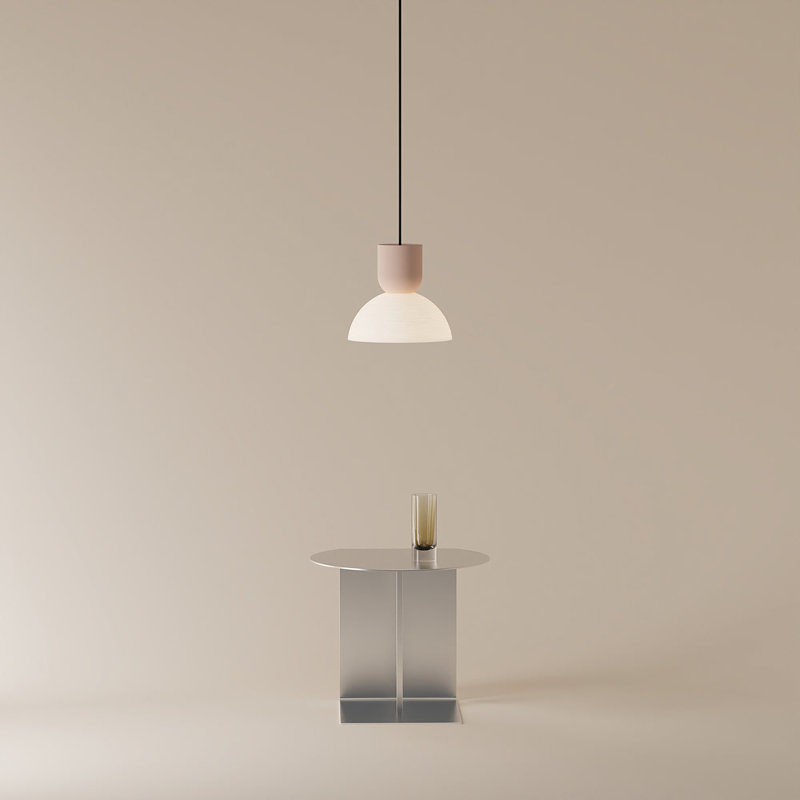 Buia Pendant Light, Black, Coral