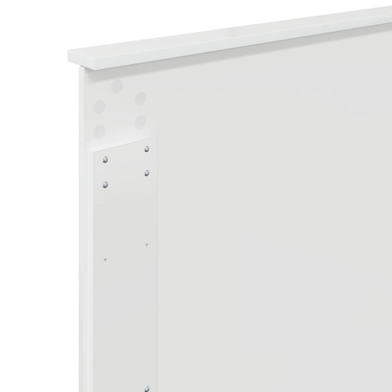 Headboard, Gloss White, European Toddler (80 x 160 cm)