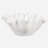 Ruffle White Bloom Bowl