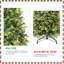 Arbre de Noël 7,5 pi avec 1599 pointes et 450 lumières DEL blanc chaud - Branches mixtes PVC + PE-1142020972