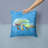 Manatee Outdoor Throw Pillow