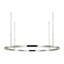Mick De Giulio Stagger Large Ring Chandelier in Hand Rubbed Antique Brass with Acrylic shade-2021241163-2021241166