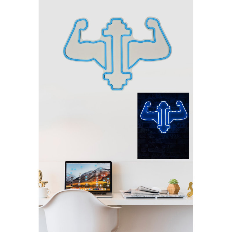 Bande lumineuse néon flexible à DEL, 22,0 x 15,0 x 1,2 pouces | Bleu, imperméable IP67, modèle en mousse de PVC, courant continu 12 V, 240 lumens, 3 400 K | Parfait pour la décoration intérieure, les fêtes et les événements | Installation facile, écoénergétique