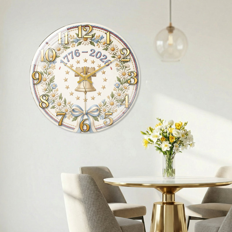 "Floral Bell USA 250th Anniversary Merchandise", 40 x 40 cm (15,7 x 15,7 pouces)