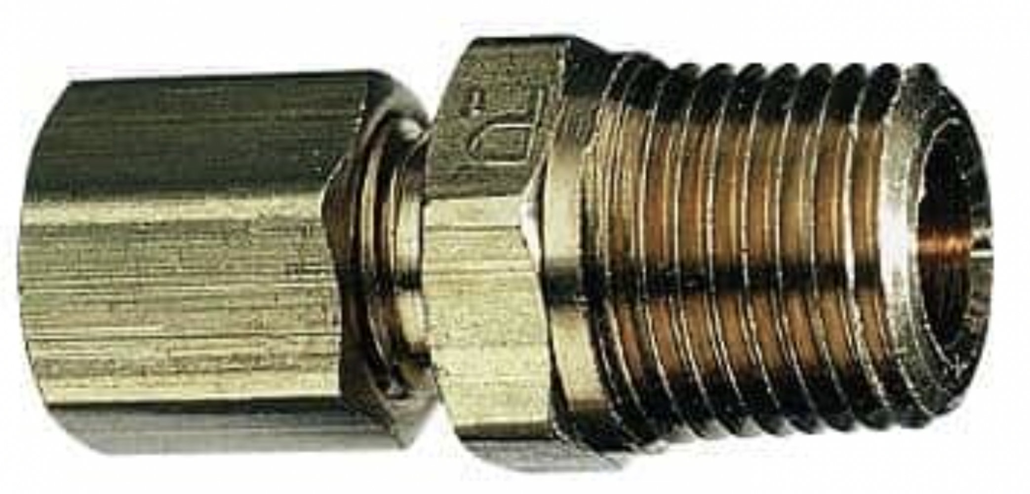 Plumbing N Parts 0.25 W x 0.375-in Brass Compression Union, Pack