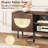 TV Stand with Storage for 55/60/65 inch TV Modern Entertainment Center