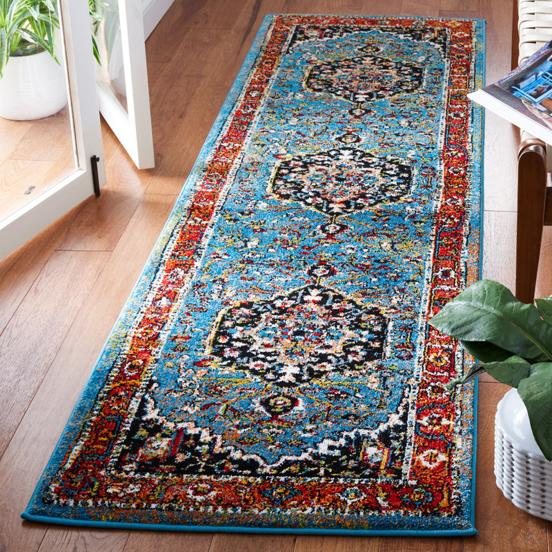 Vintage Hamadan Performance Oriental Rug, Runner 2'3" x 8'