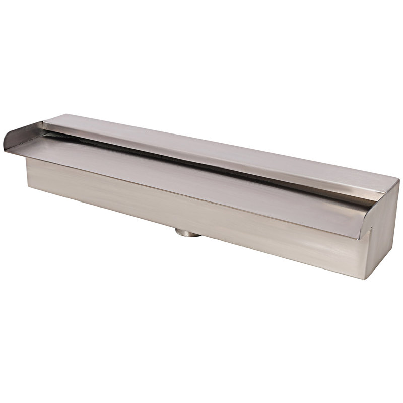 Fontaine de piscine, H 4,01 po x l 17,71 po x P 4,41 po