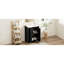 Meuble-lavabo vintage de 24 po avec lavabo en céramique. Bois massif et fabrication. Finition. Portes silencieuses à fermeture en douceur. Tablette de rangement réglable. Lavabo 24 po x 18,3 po x 33,8 po. Couleur. Grand espace de rangement.