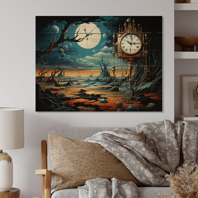 " Masterpiece The Persistence Of Memory Surrealism I ", H 24 po x l 32 po x P 0,78 po
