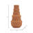 Modern Stoneware Ceramic Vase with Sculpted Tiered Silhouette-1010660520