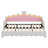 Extending Daybed With LED Lights, Modern Upholstered Princess Daybed With Crown Headboard-1644539088