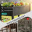 Resin Planter Box With Wheels-892351219