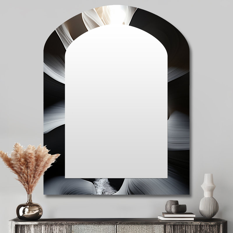 Grand miroir mural asymétrique Canyon, 43 po x 33 po