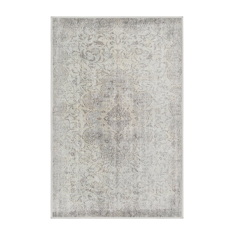 Tapis beige/gris traditionnel Goheen, Rectangle 2 pi x 3 pi